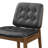 Hisanobu 5 - Piece Dining Set in Brown and Black