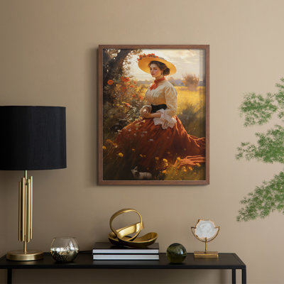 WOMEN Series CMXXXII Framed Print - Solid Wood