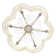 19.7" Hand-Woven Rattan Ceiling Fan with Remote and Light