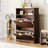 Free Standing Shoe Storage Cabinet  With 2 Flip Drawers For Entryway-2060602792