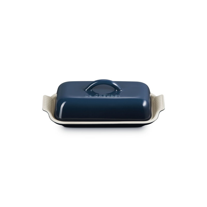 Le Creuset Stoneware Heritage Butter Dish, 8.3 in. - Nuit