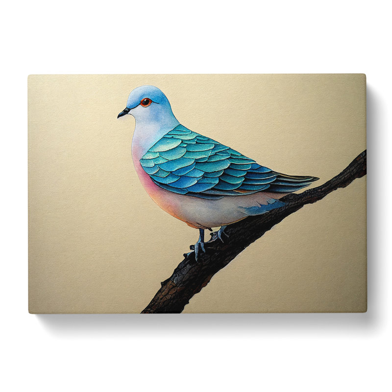 Dove Bird In Vol.1 - Wrapped Canvas, 40cm H x 60cm W x 3cm D