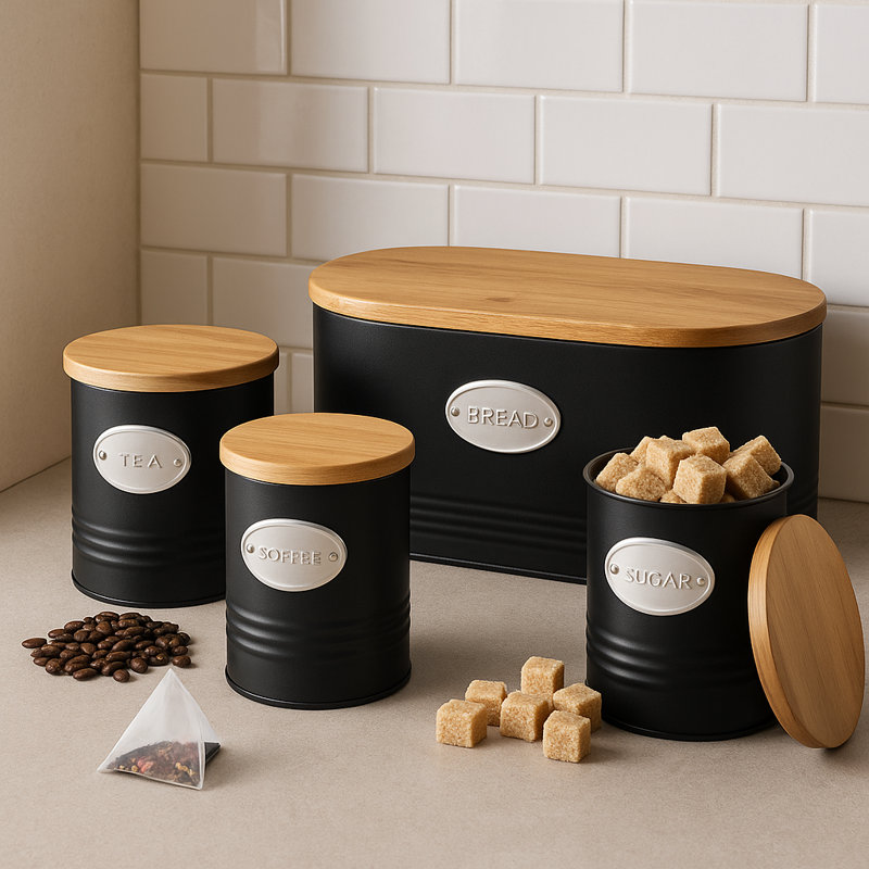 Metal Jar - Set of 3
