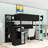 Esports-Inspired Wood Loft Bed with Built-In Desk, Shelves and Storage Stairs-1618622506-1618622513