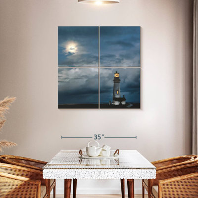 Aletra Lighthouse In Moonlight