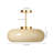 1 - Light Copper Dome Pendant Beige-400634015