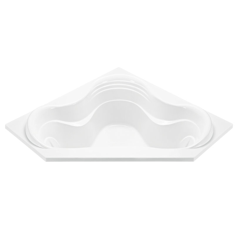 Baignoire de trempage encastrée MTI Solutions - 59,875 x 59,875, Biscuit