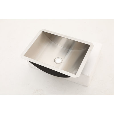 18"x13" Brushed Nickel Stainless Steel Undermount Bathroom Sink With Pop Up Drain, Su304 Construction For Solid Build, Nano Surface Repels Water And Grease, Smooth Basin Hygienic Cleaning, 18x13x5