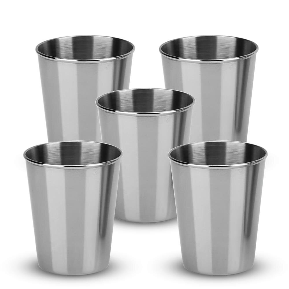 Becher-Set Camping Outdoor Metall Becher Tasse Glas