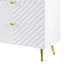 Commode, finition blanche ultrabrillante