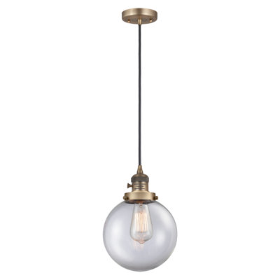 Luminaire suspendu sphère 1 lumière Lorri