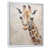 White Floater Framed