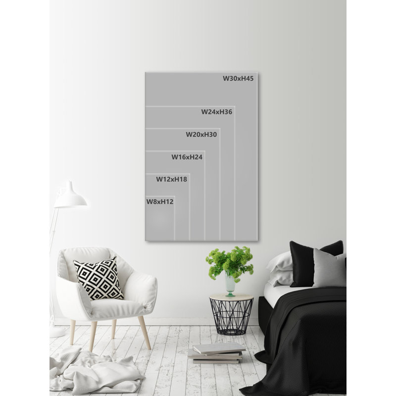 Vision florale-cadre photo imprimé sur papier, H 45 po x l 30 po x P 1,5 po