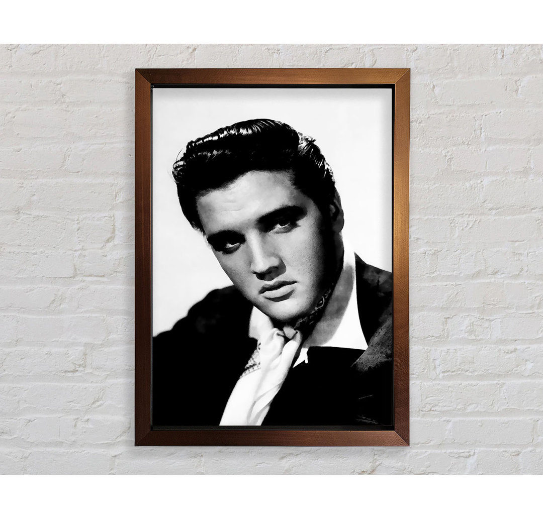 Elvis Presley Blue Suede Shoes - Einzelne Bilderrahmen Kunstdrucke