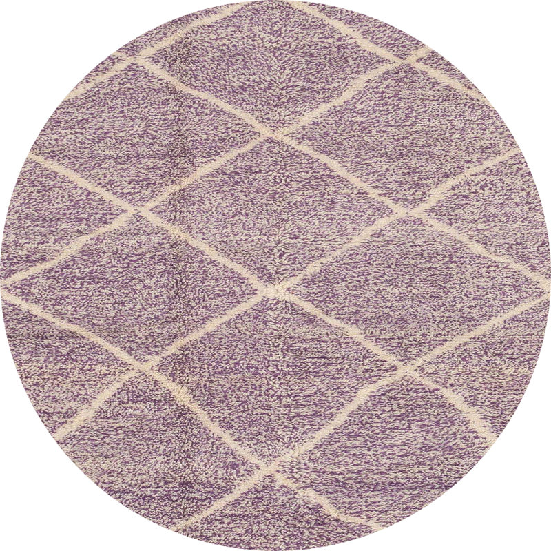 Tapis abstrait moderne 1798, Rond 7 pi