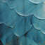 Gold Teal Ocean Spiral I - Abstract Spirals Room Darkening Abstract Curtain - 1 Panel-107827134