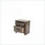 Table de chevet en bois de chêne gris - Mobilier de rangement pour chambre à coucher