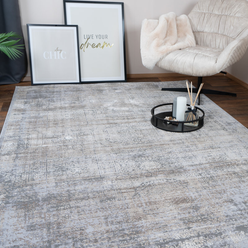 Fernagh Abstract Area Rug, Rectangle 80 x 150cm