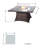 Alide 4 - Person Patio Dining Set Square Table with Cushions Included