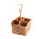 Natural Fibers Square Flatware Caddy