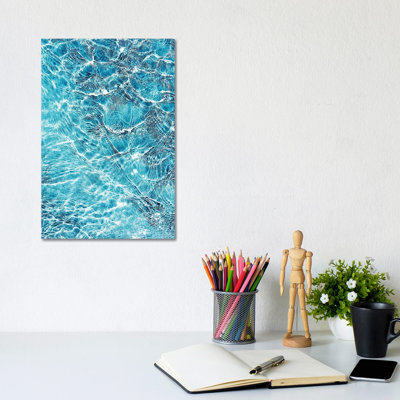 The Pool 1 Piece Wrapped Canvas Wall Art