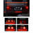 Trailer Lights, 12V LED Trailer Tail Lights Kit With Stop Brake Turn Tail License Plate Clearance Lamp, Waterproof Tow Lighting Kit With Wiring Harness For Boat Truck Camper RV Snowmobile Bus