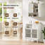 Pharmacie avec tablette et portes réglables en bois, armoire de rangement pour salle de bain-826317400