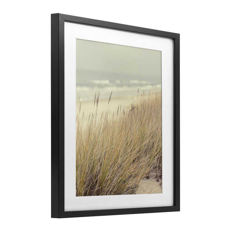 «Beach Dreams Sea Grass», reproduction encadrée sous verre, conception de Marcus Prime, H 16 po x l 13 po, Cadre noir minuit
