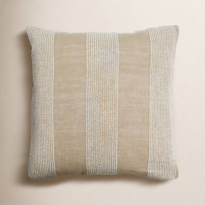 Liliana Striped Linen Throw Pillow