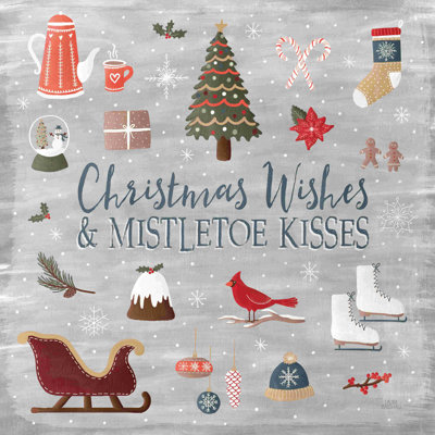 «Christmas Cheer I» par Laura Marshall, reproduction sur toile tendue