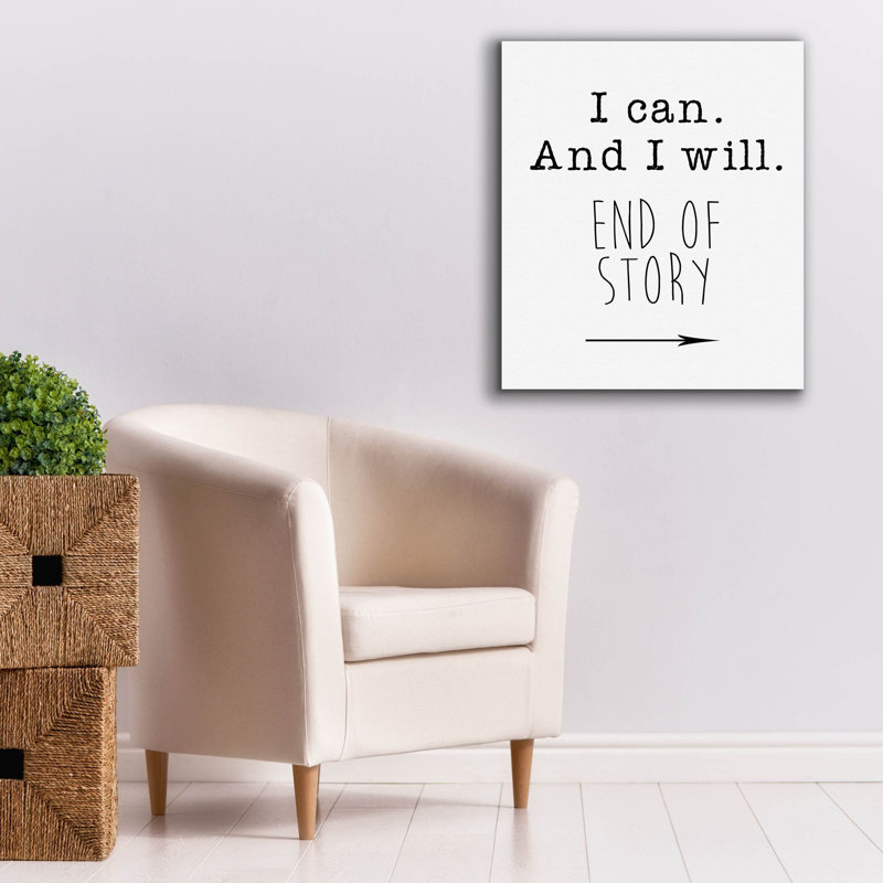 «I Can» par Jan Weiss, art mural sur toile, H 30 po x l 26 po