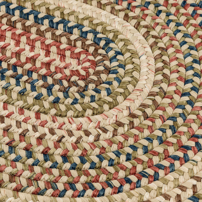Tapis réversible Kipton - Naturel, Oval 8 pi x 10 pi
