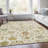 Machine Washable Indoor/Outdoor Xhevrie Ivory Rug-1130138673