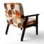 Fauteuil d'appoint abstrait Mid-Century - Fauteuil Crescent-1393854476