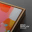 «Colorful Colorful Blue», reproduction sur toile encadrée de 3 pièces-91874693-91874697