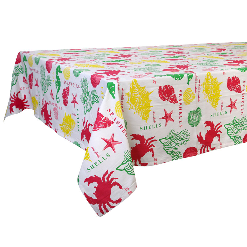 Nappe en coton à motifs géométriques Abbot 100%, l 58 po x L 84 po