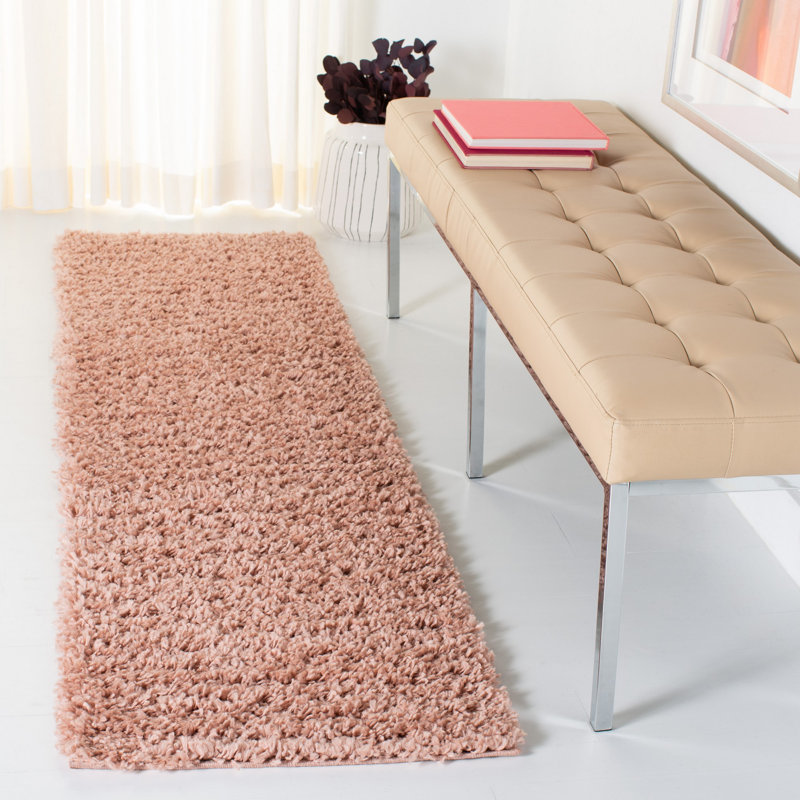 Tapis à poils longs August, Tapis de couloir de 2 pi x 7 pi