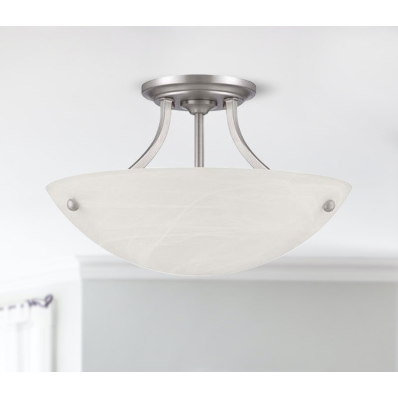 Telma Glass Semi Flush Mount