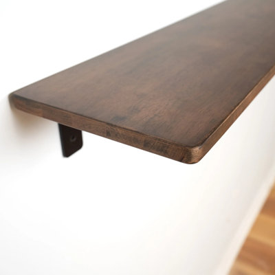 Wood Shelf and Bracket Kit 8"