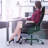 Office Chair Height Adjustable Executive Desk Chair with Flip-Up Armrest Swivel Rolling Task Chair Ergonomic Gaming Chair with Headrest Lumber Support-1606709327