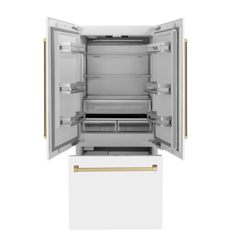 Autograph Edition 36" French Door 19.6 cu. ft.Refrigerator with Ice Maker, Champagne Bronze