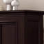 Banc de rangement en bois massif pour chaussures noir-1246700307