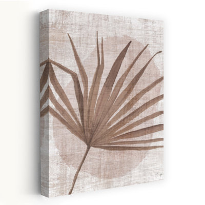 «Warm Breeze», art abstrait de paysage tropical