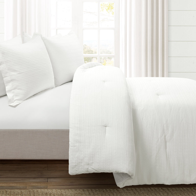Benedetto Cotton Waffle Comforter Set
