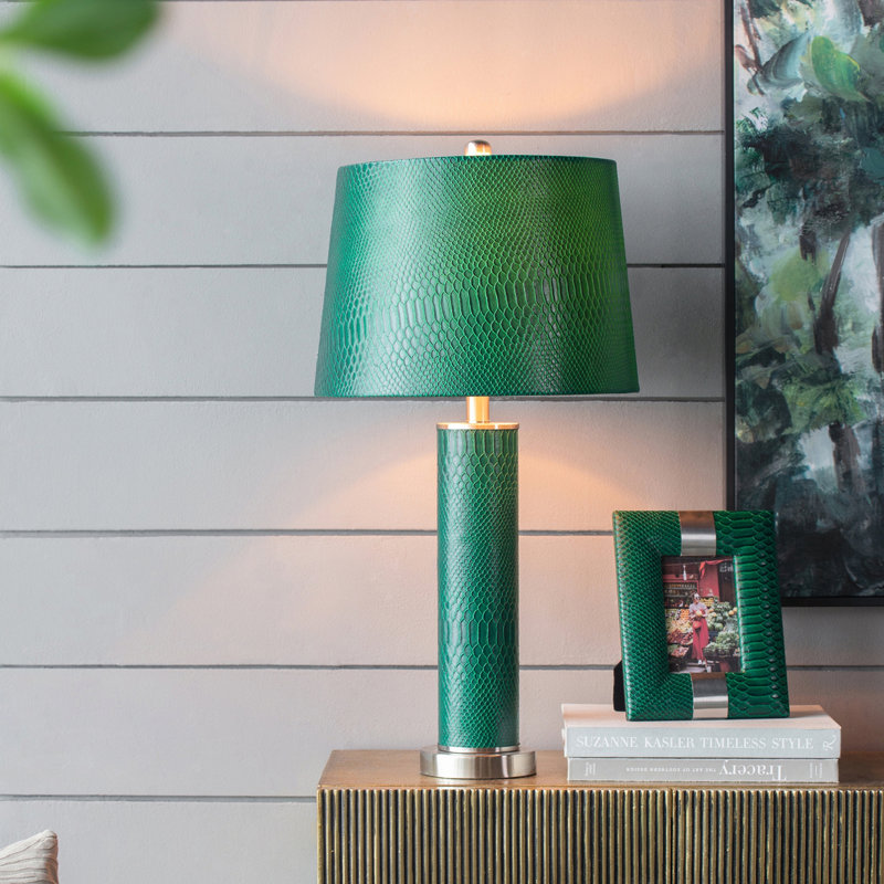 Table Lamp - Leather Material