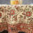 Floral Block Print Cotton Round Tablecloth