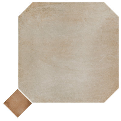 Lavande octogone avec taco 7-7 / 8 po X 7-7 / 8 po Carreau de porcelaine pour plancher et mur