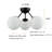 Kindsay Glass Semi Flush Mount