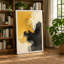 Ink and Gold Japandi - Wrapped Canvas-2108048594-2108048596