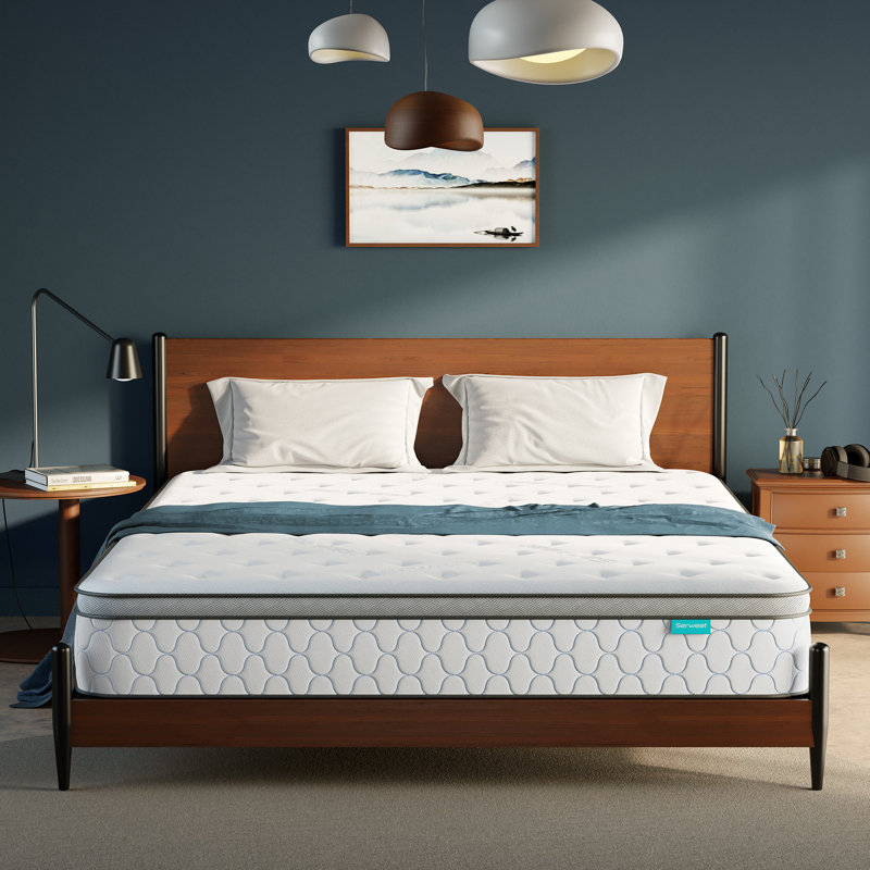 Matelas à plateau-coussin de 12 po Serweet, Grand